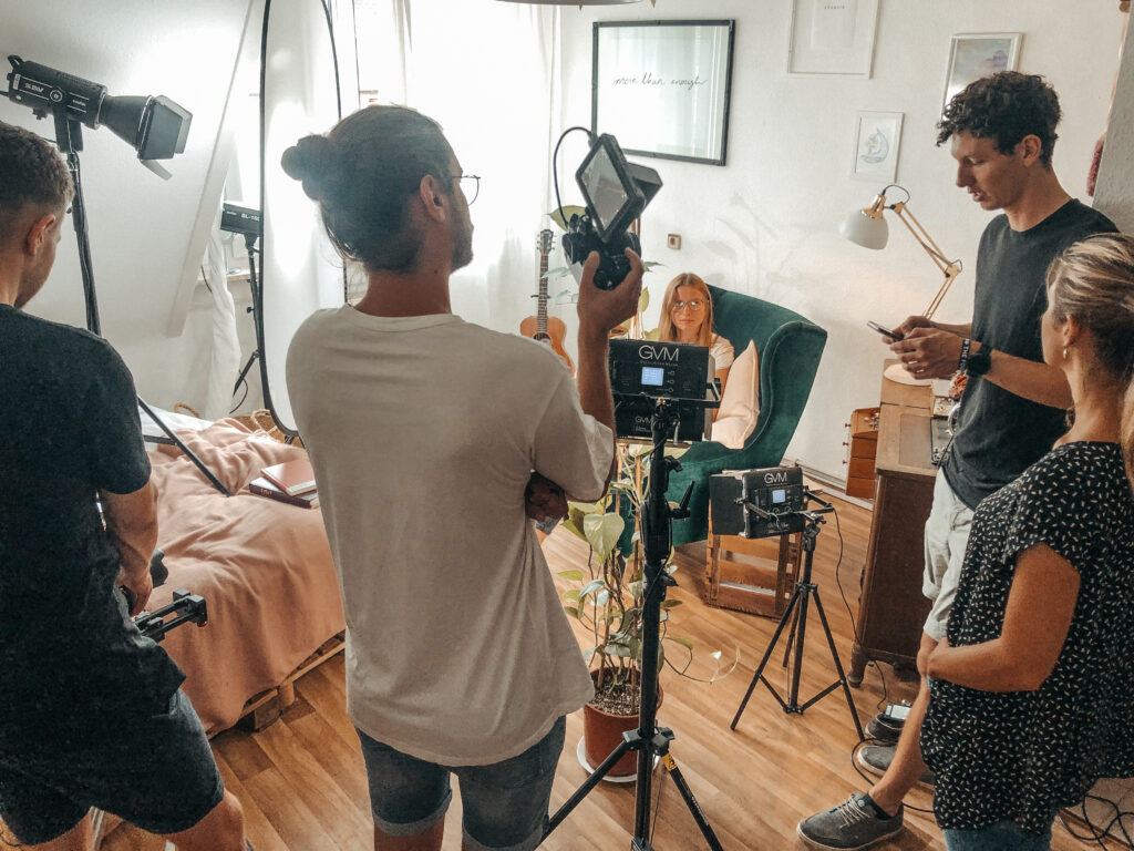 Beim Video Dreh des neuen Gospeltribe Image Videos